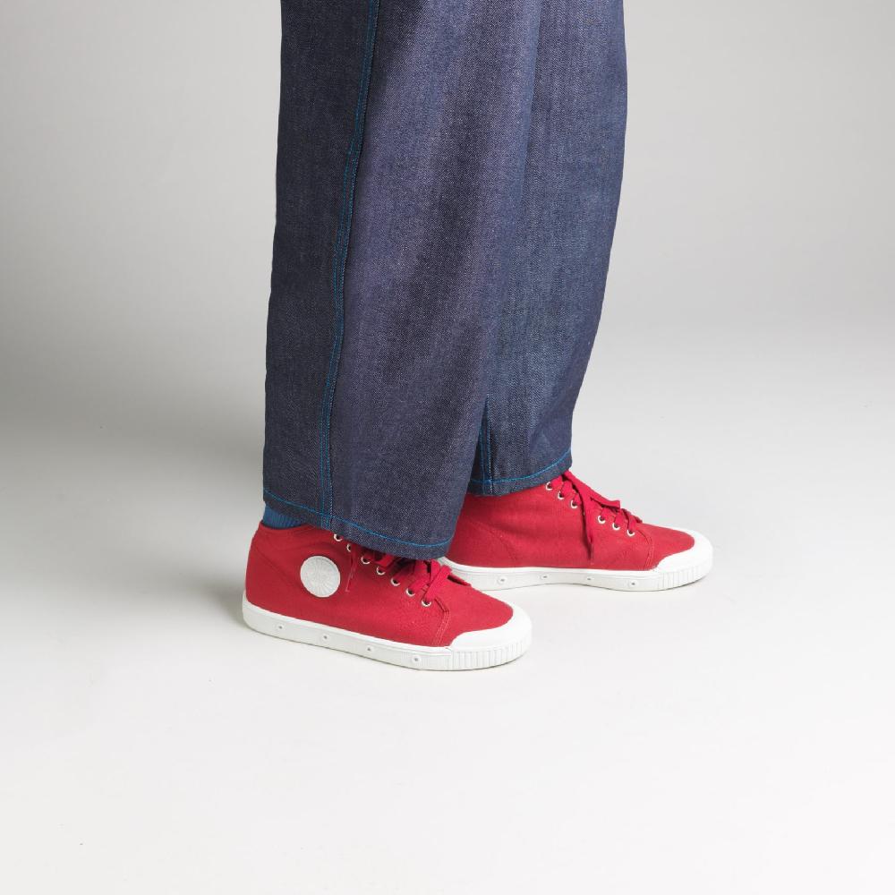 Spring Court Basket Montante Rouge