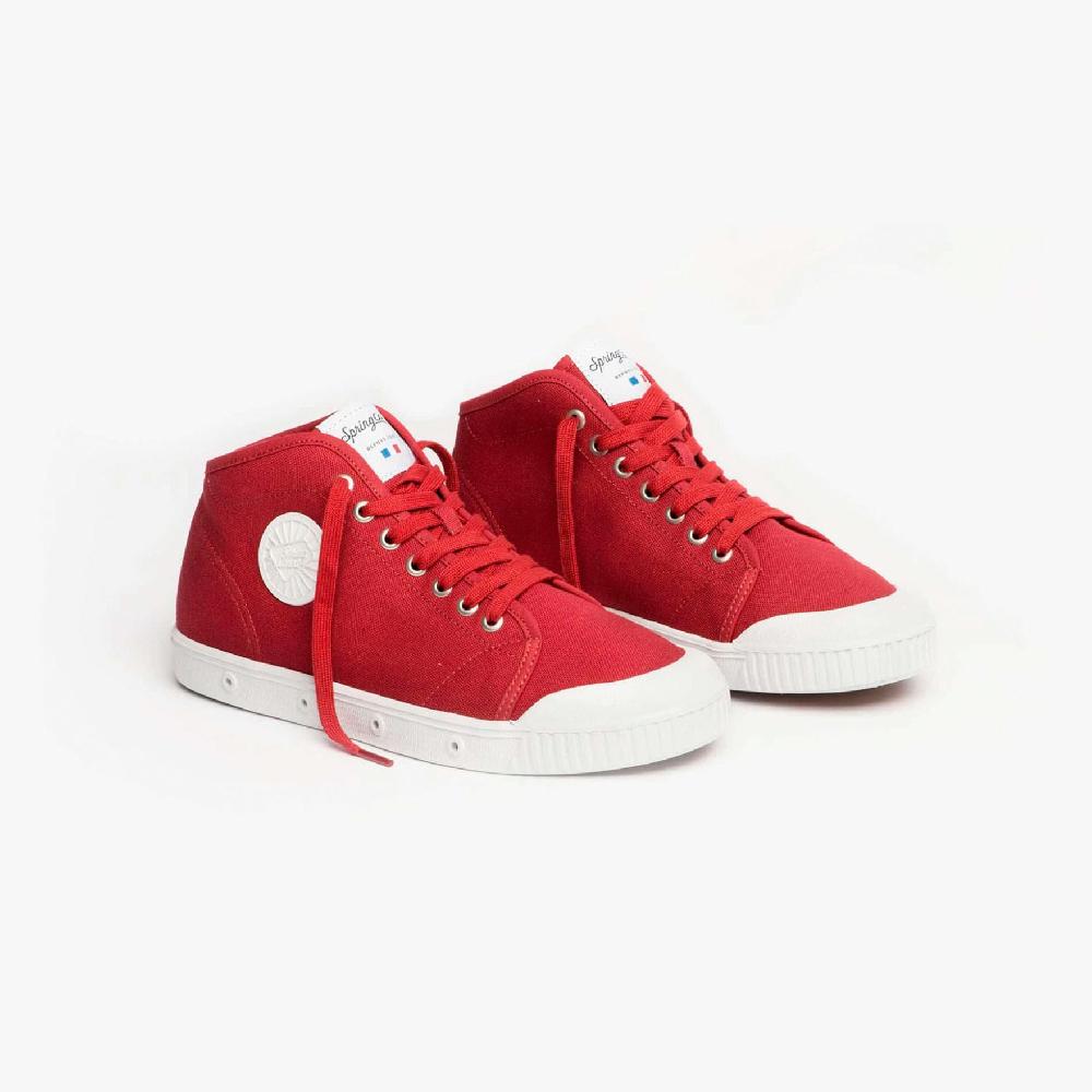 Spring Court Basket Montante Rouge