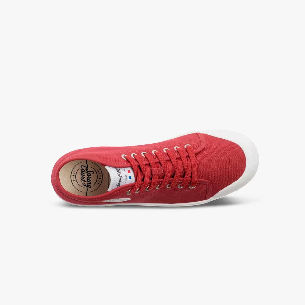 Spring Court Basket Montante Rouge