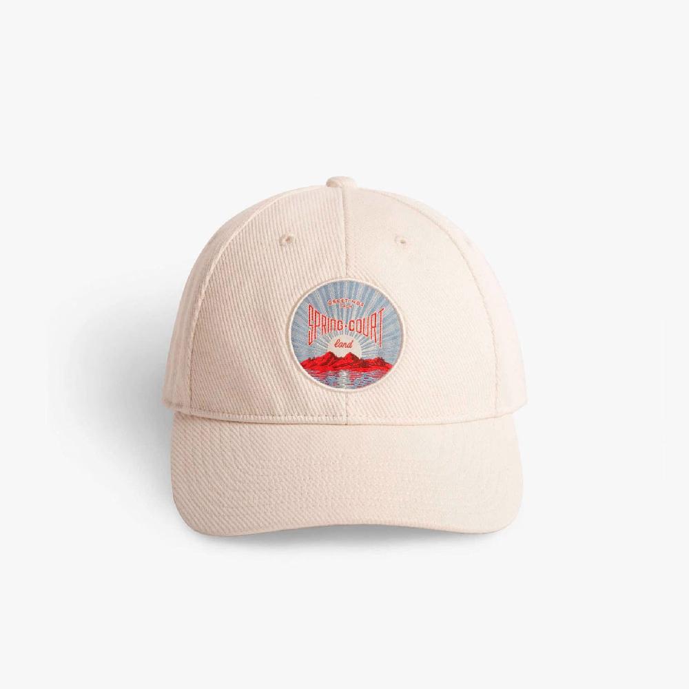 spring court casquette en coton biologique