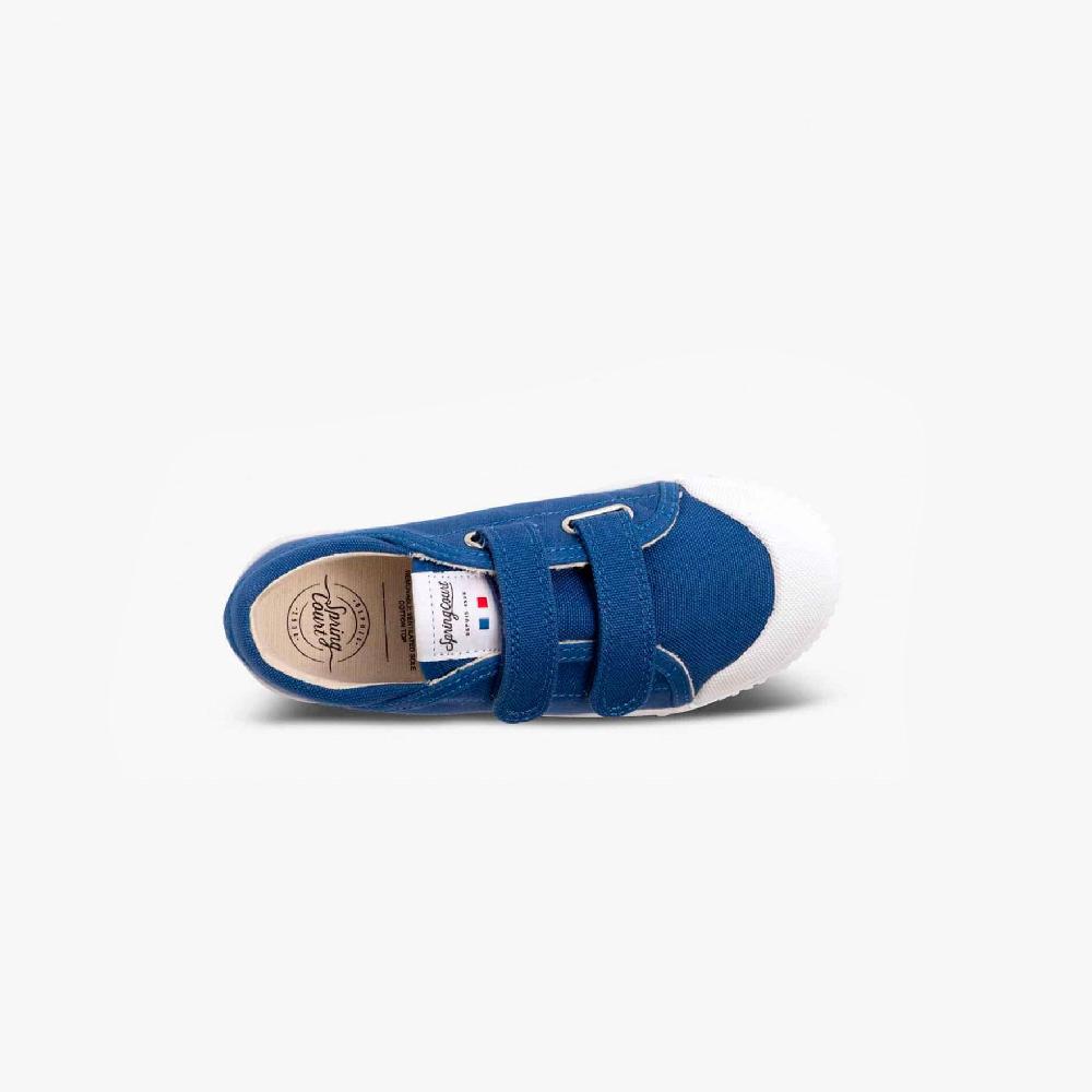 Spring Court Tennis Basse Enfant - Bleu Cobalt