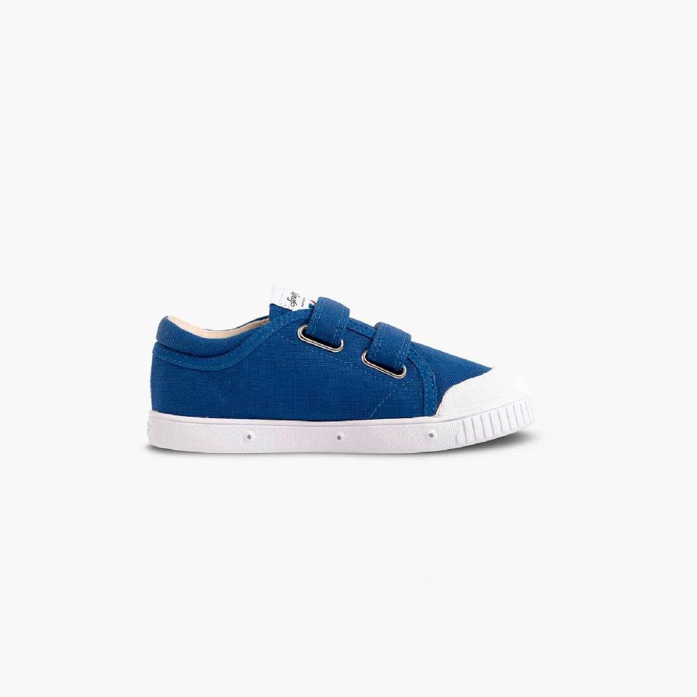 Spring Court Tennis Basse Enfant - Bleu Cobalt