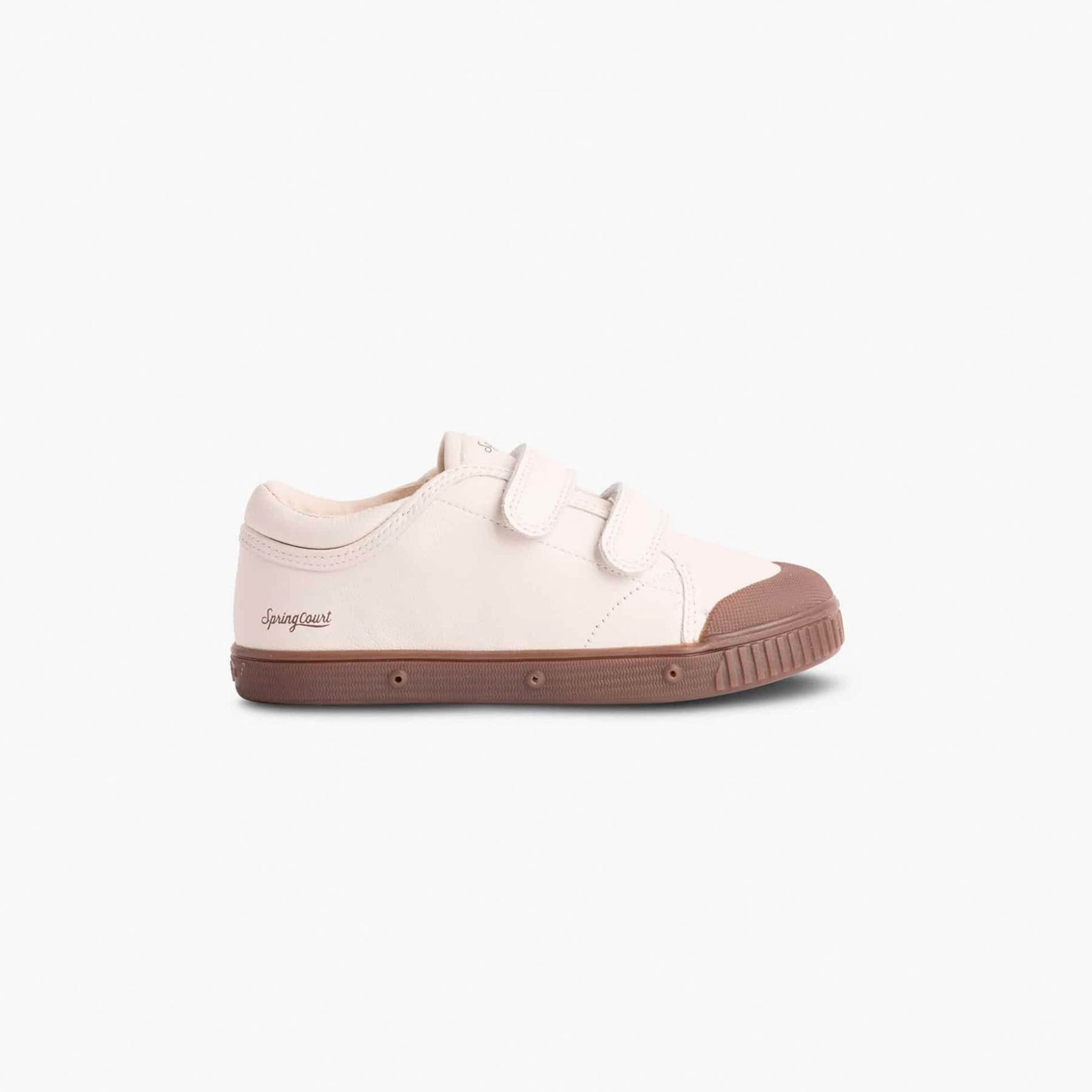 spring court tennis basse enfant en cuir