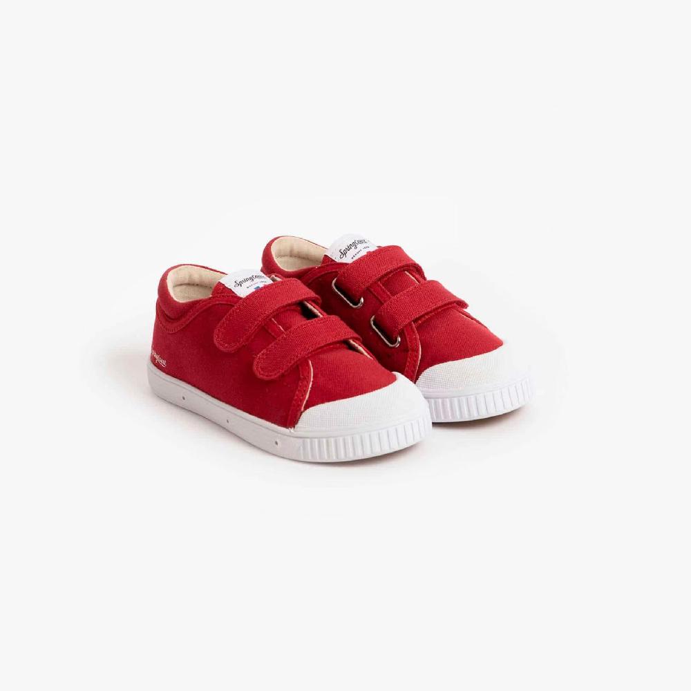 Spring Court Tennis Basse Enfant - Rouge