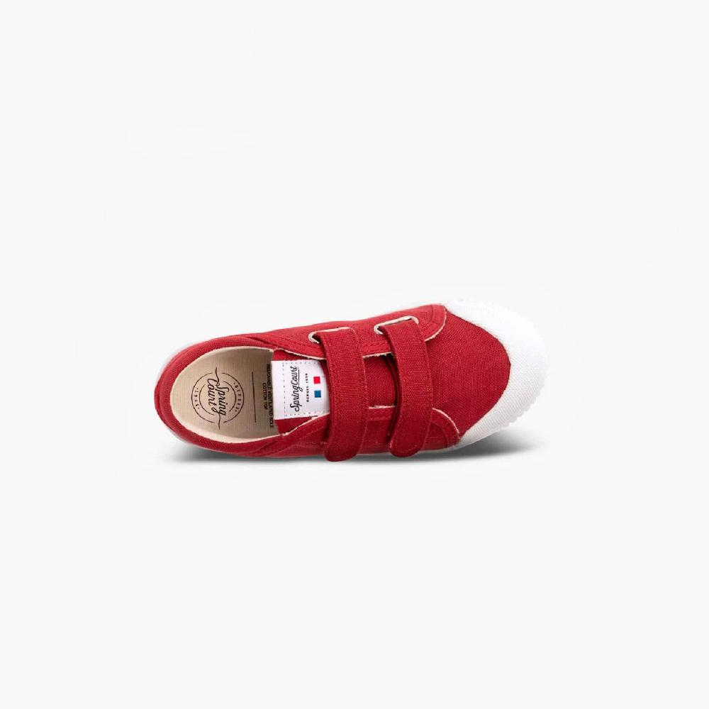 Spring Court Tennis Basse Enfant - Rouge