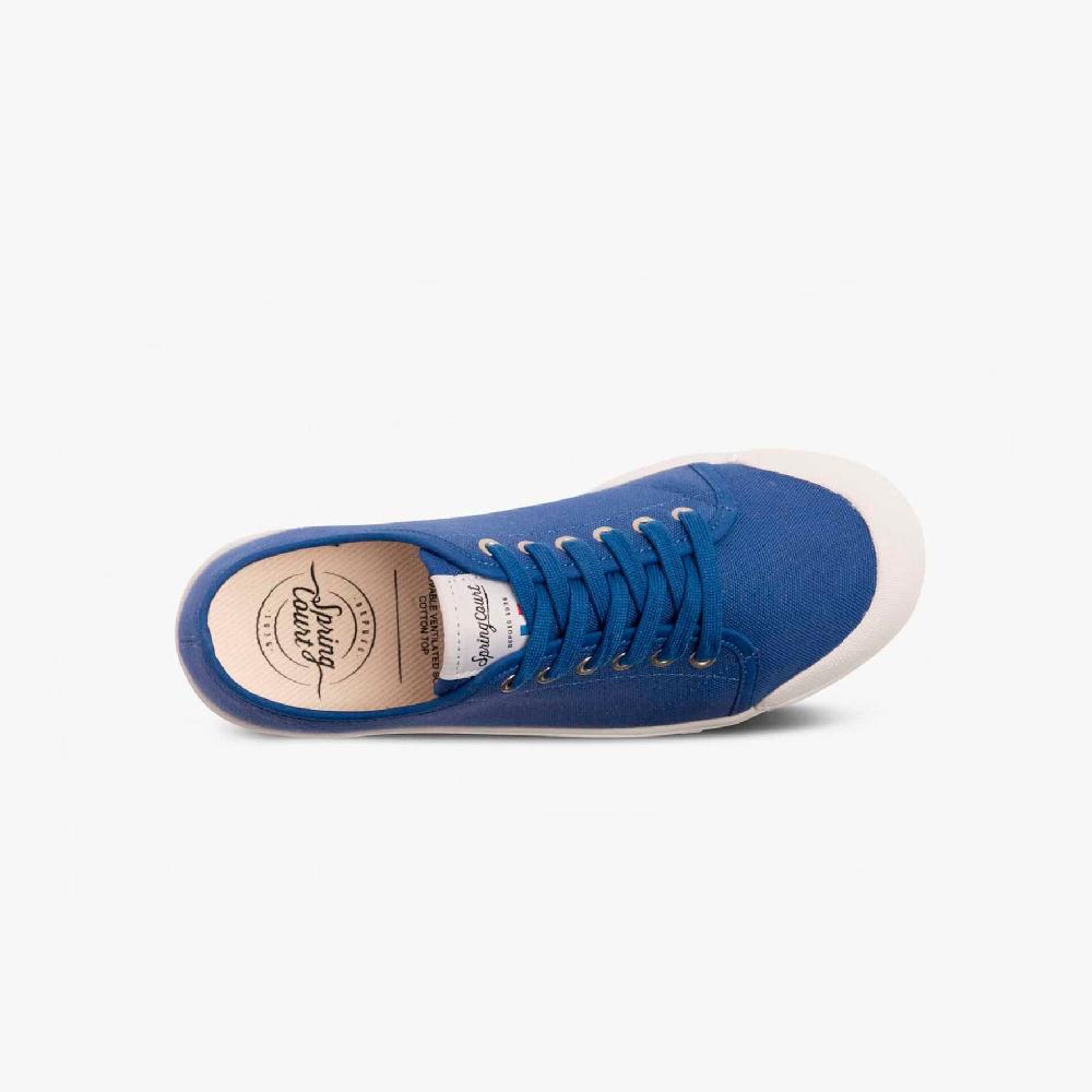 Spring Court Tennis Basse Toile Bleu