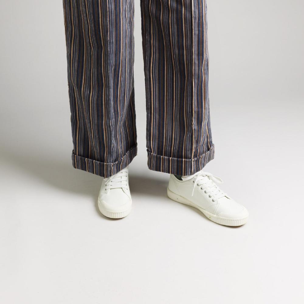 Spring Court Tennis Blanche En Cuir Sheepskin
