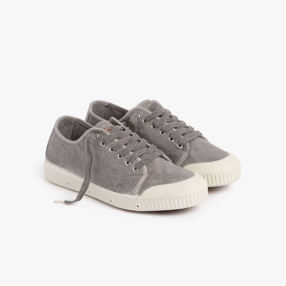Spring Court Tennis De Ville En Coton Gris