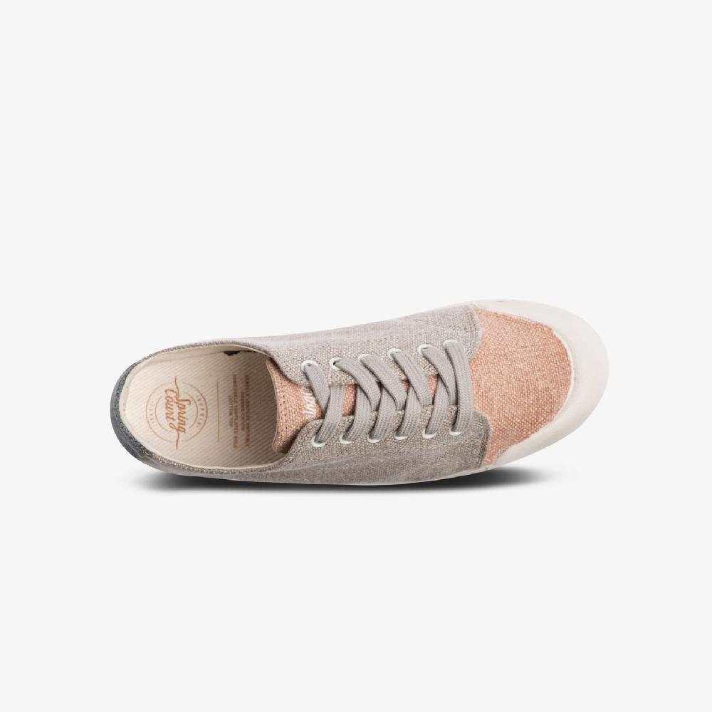 Spring Court Tennis En Toile Taupe