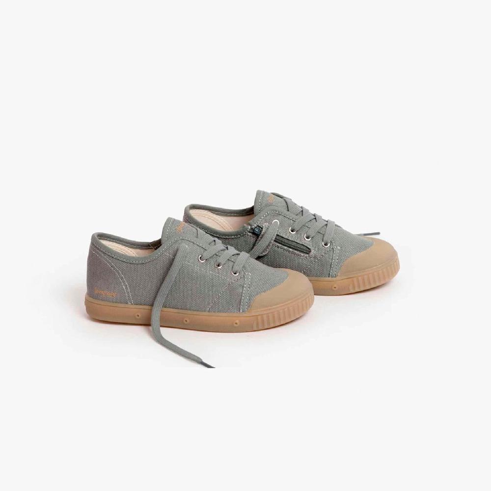 Spring Court Tennis Basse En Cuir Gros Grain Biologique