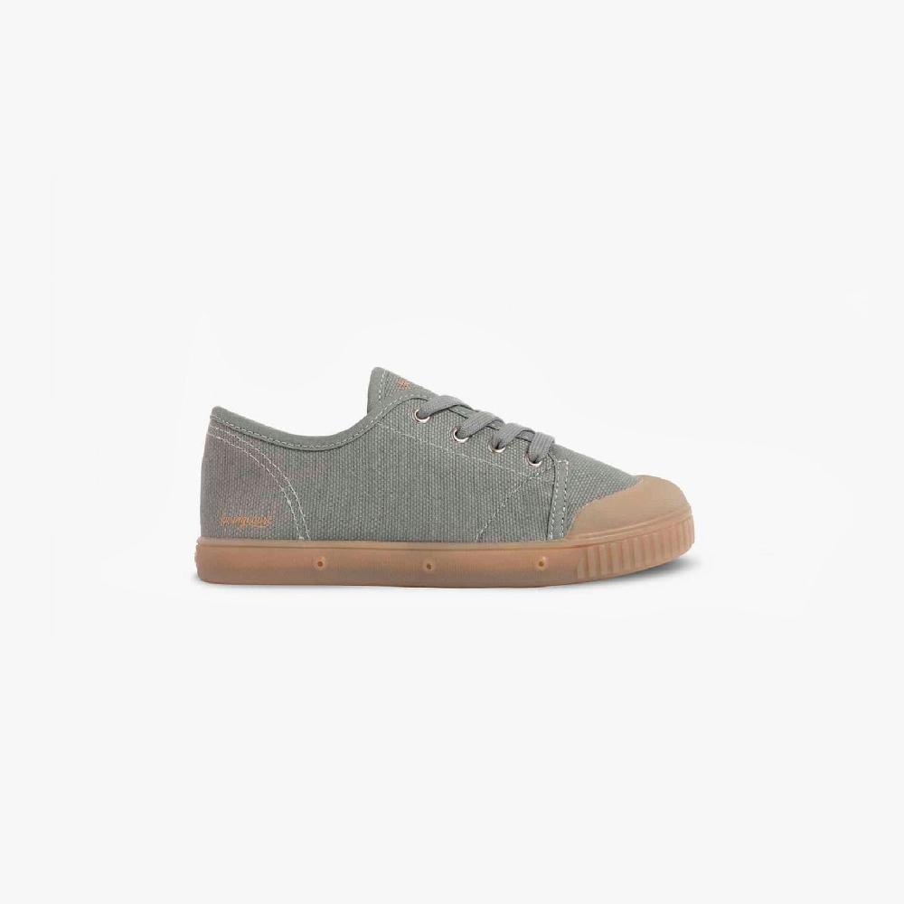 spring court tennis basse en cuir gros grain biologique