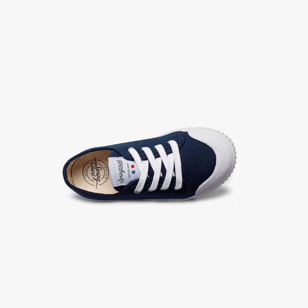 Spring Court Tennis Basse Enfant En Coton Biologique