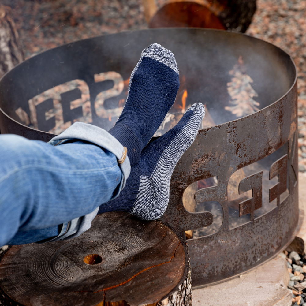 stanfields Chaussettes Trail en mélange de laine mérinos - Lot de 2