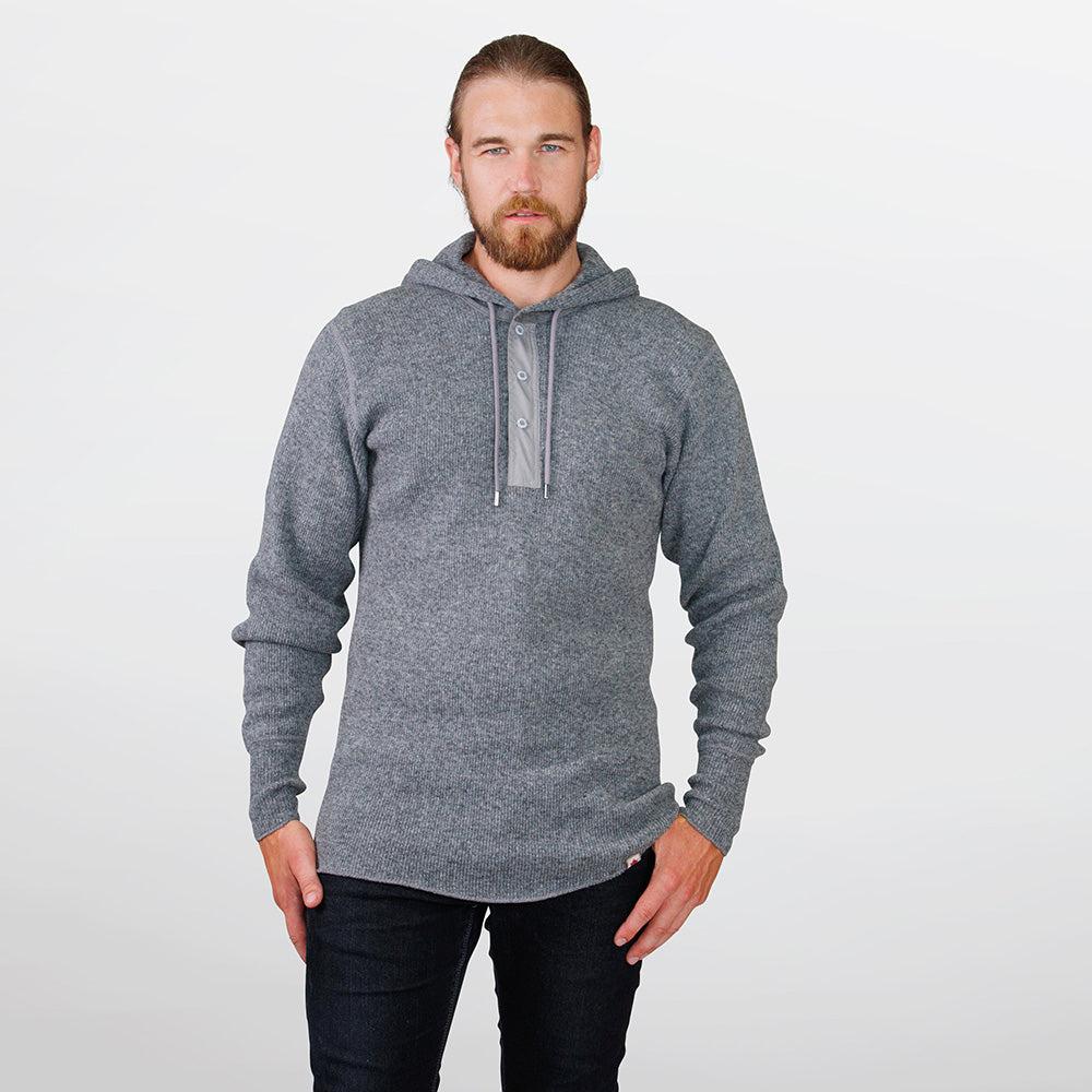 Stanfields Henley En Laine épaisse Avec Capuche