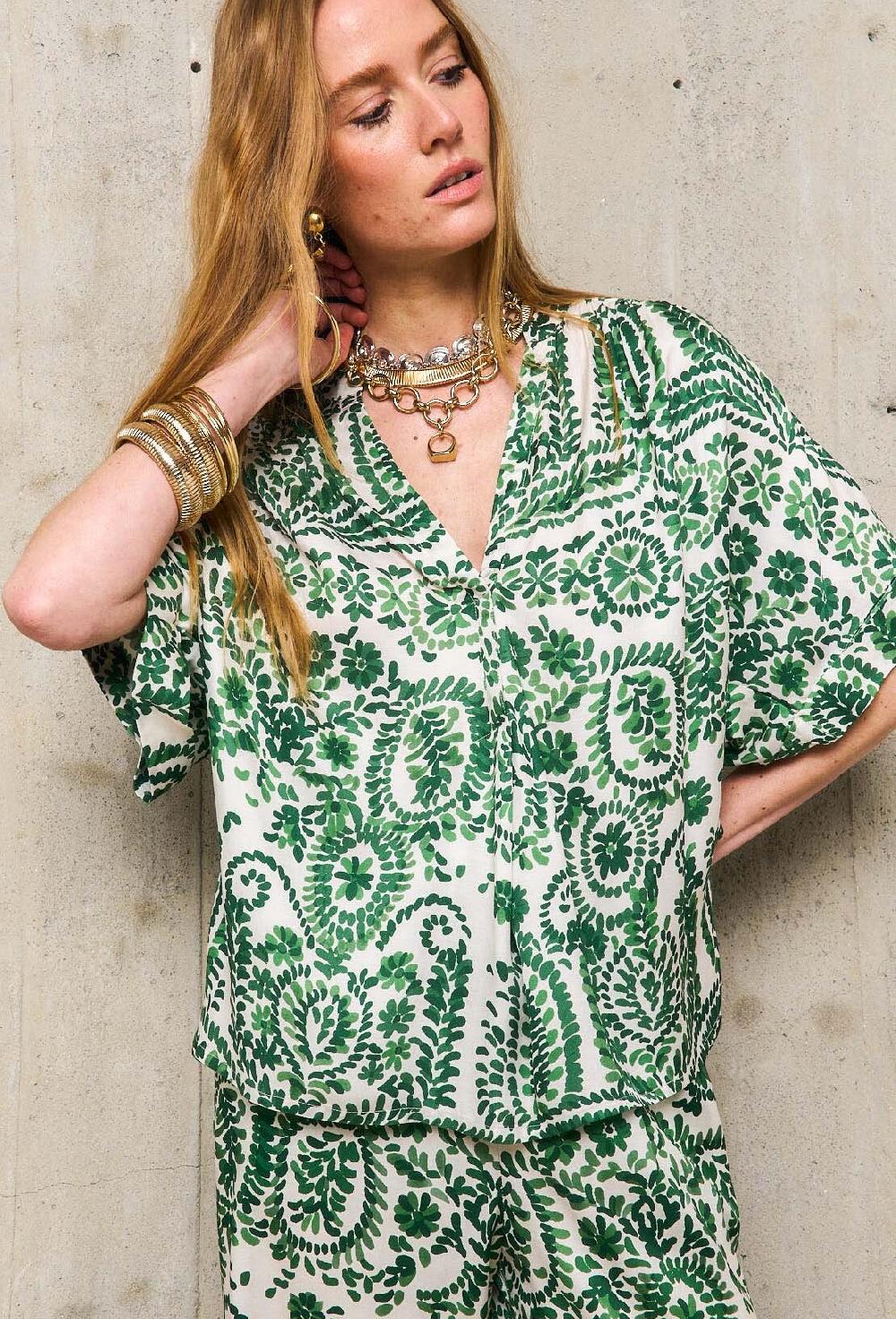 Stella Forest ABRILtunique Imprimée Manches Courtes