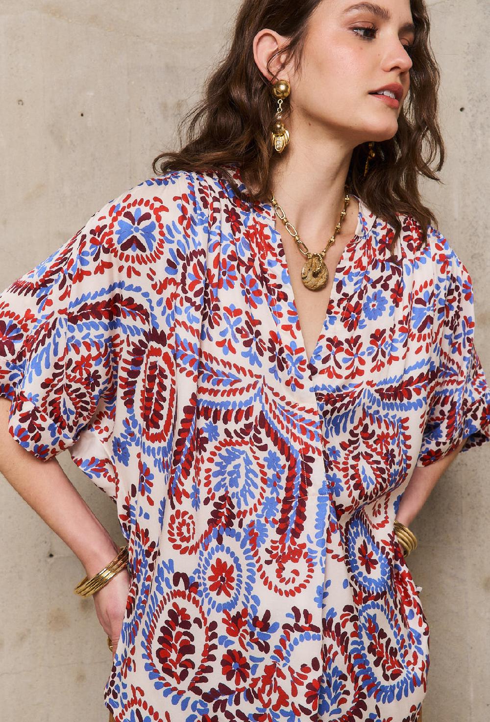 Stella Forest ABRILtunique Imprimée Manches Courtes