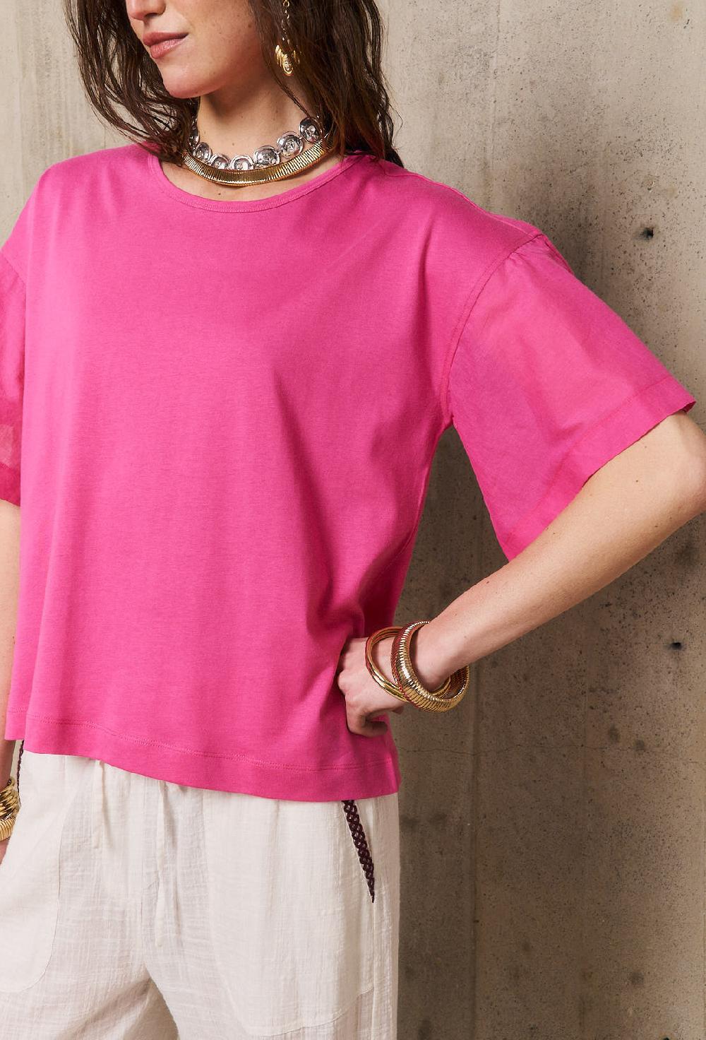 Stella Forest SABRINAt-shirt Manches Courtes Bi Matière