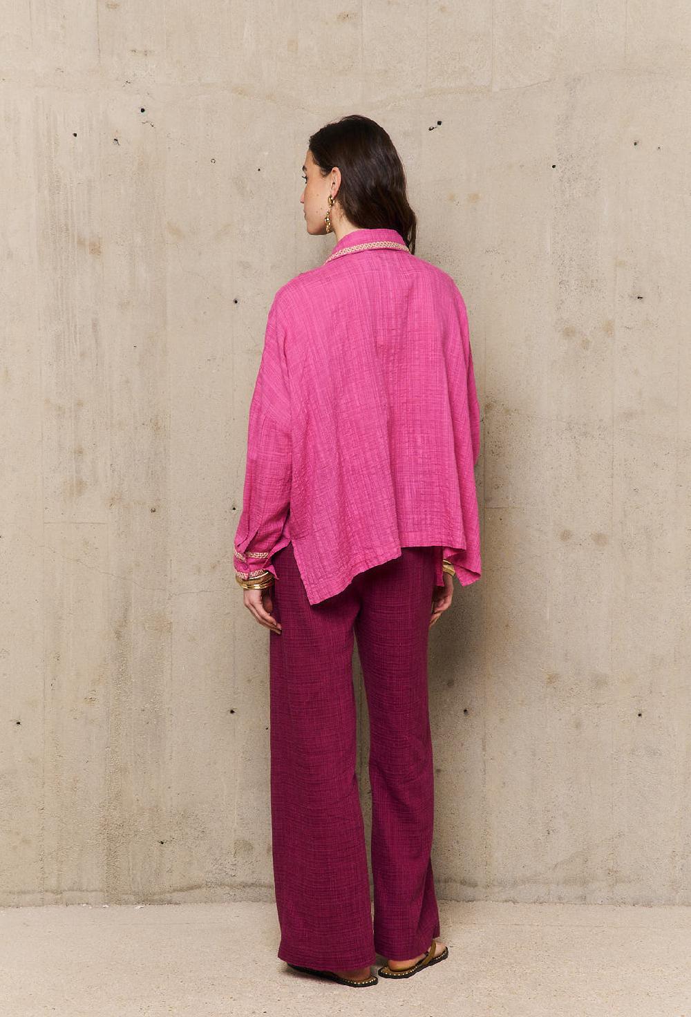 Stella Forest AUGUSTINEchemise Carrée Brodée