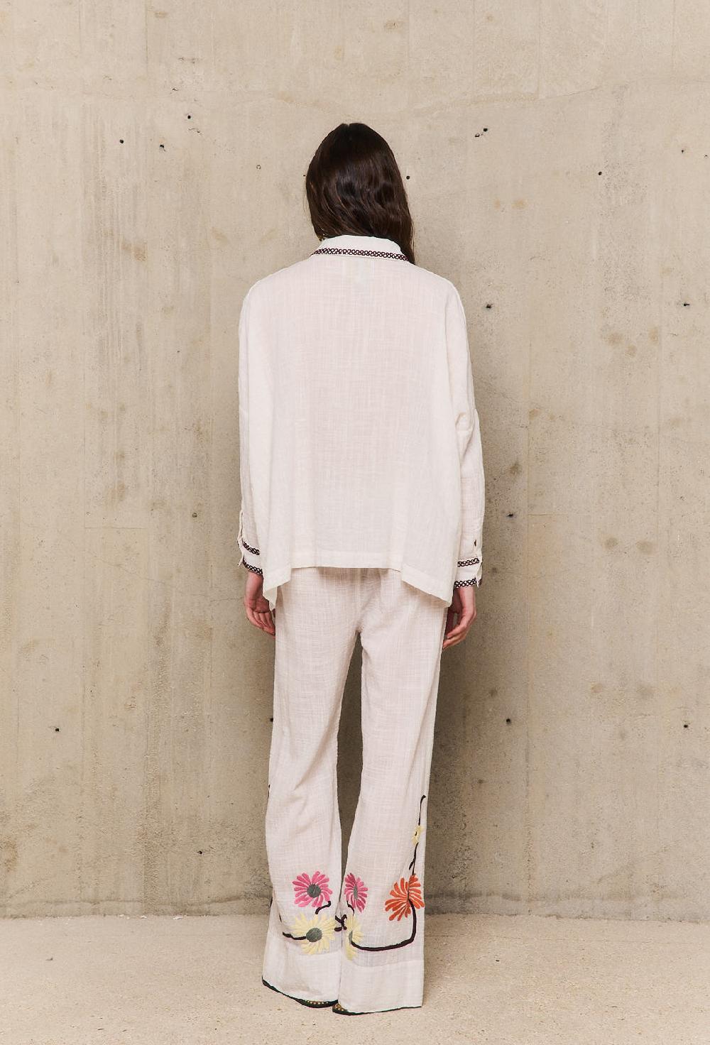 Stella Forest AUGUSTINEchemise Carrée Brodée