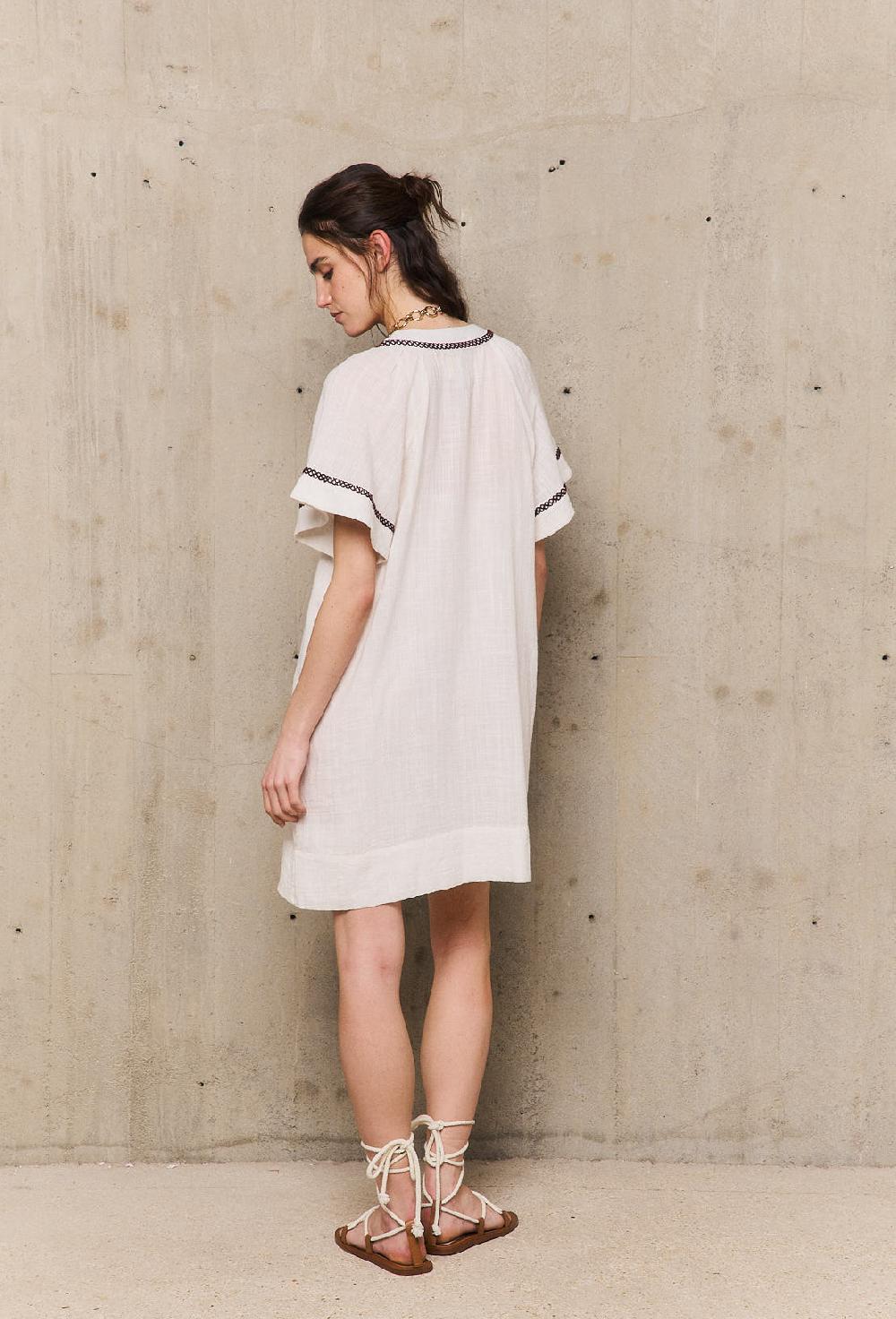 Stella Forest AUGUSTINErobe Courte Brodée