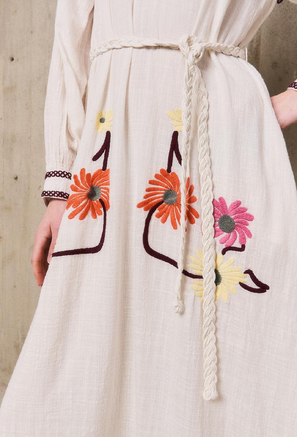 Stella Forest AUGUSTINErobe Manches Longues Brodée