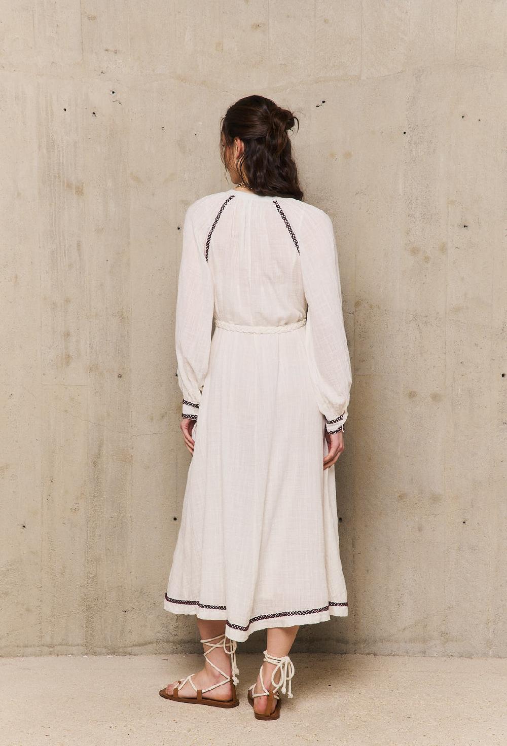 Stella Forest AUGUSTINErobe Manches Longues Brodée