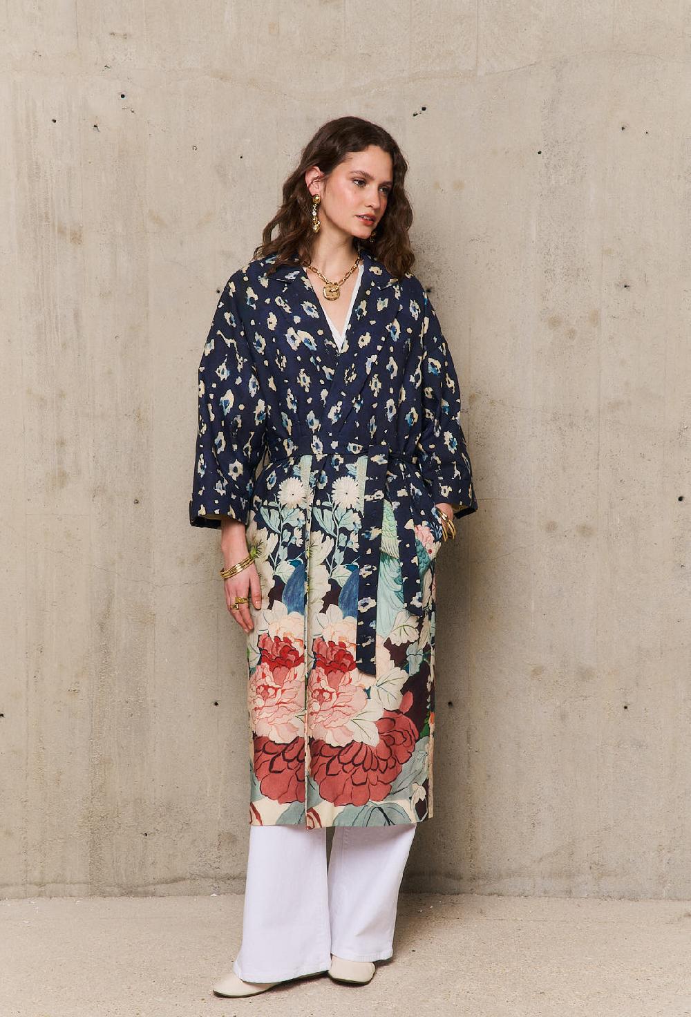 Stella Forest BEATRICEmanteau Long Imprimé