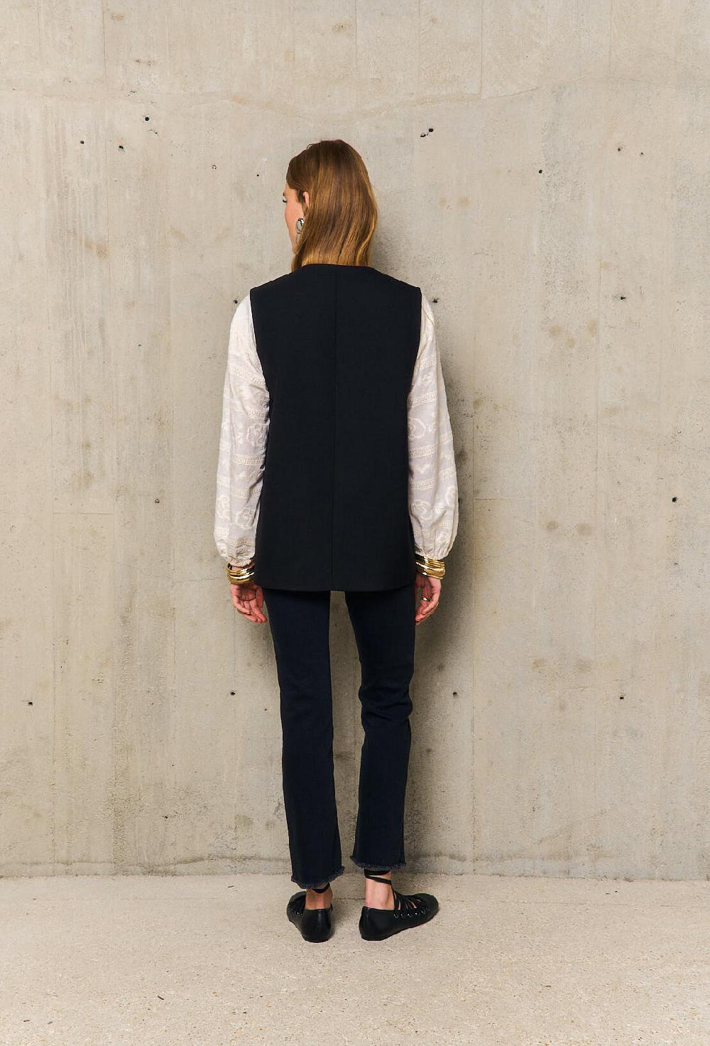 Stella Forest CLOTHILDEgilet Long Sans Manches