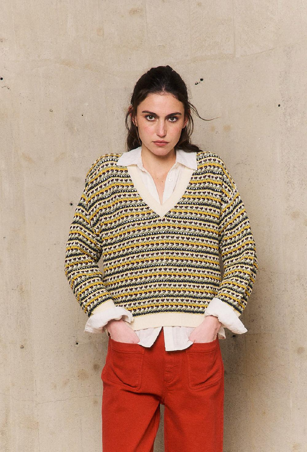 stella forest ELIpull rayé manches longues