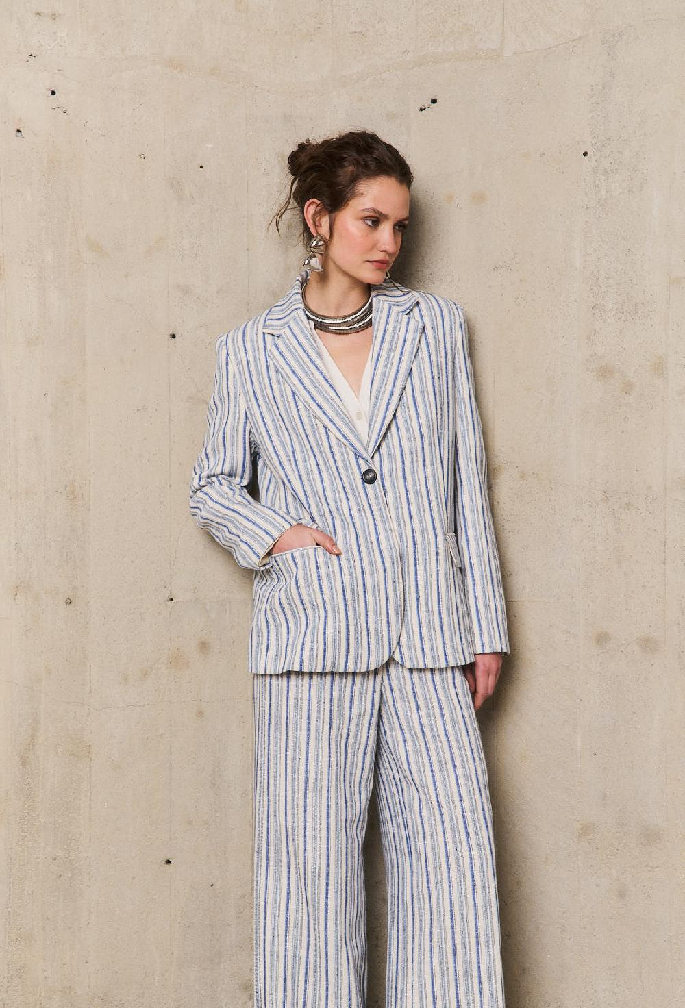 stella forest IDAveste tweed rayé