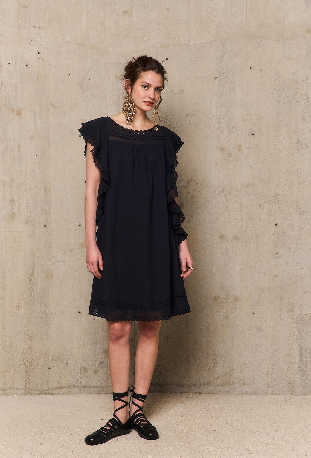 stella forest JAYNArobe courte brodée