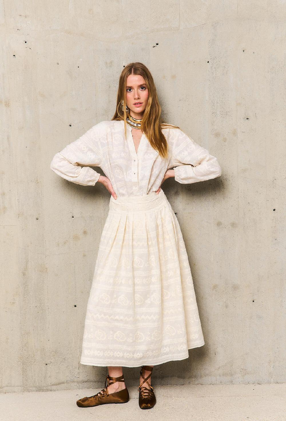 stella forest LAUREjupe midaxi brodée