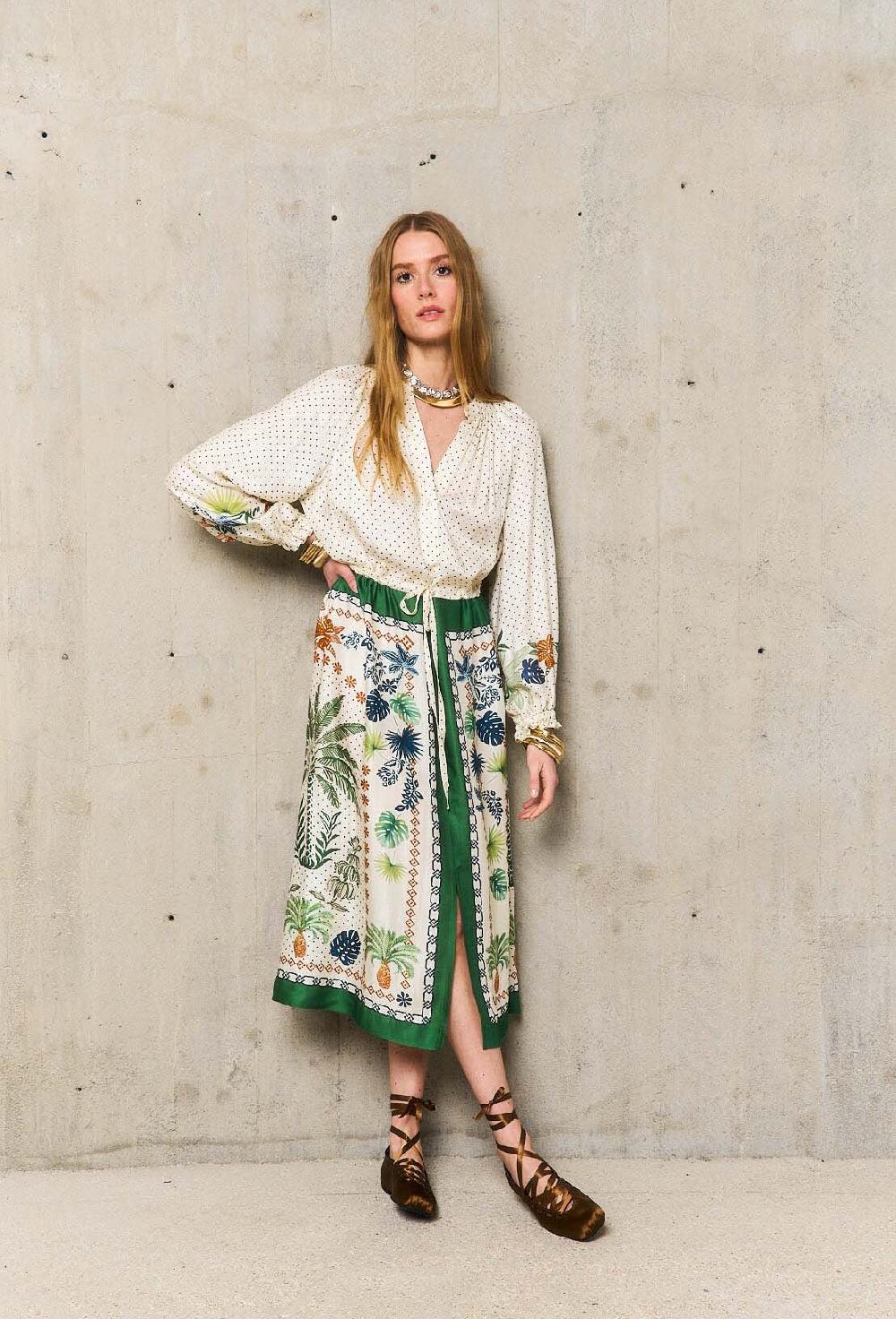 Stella Forest MAHALIArobe Longue Imprimée