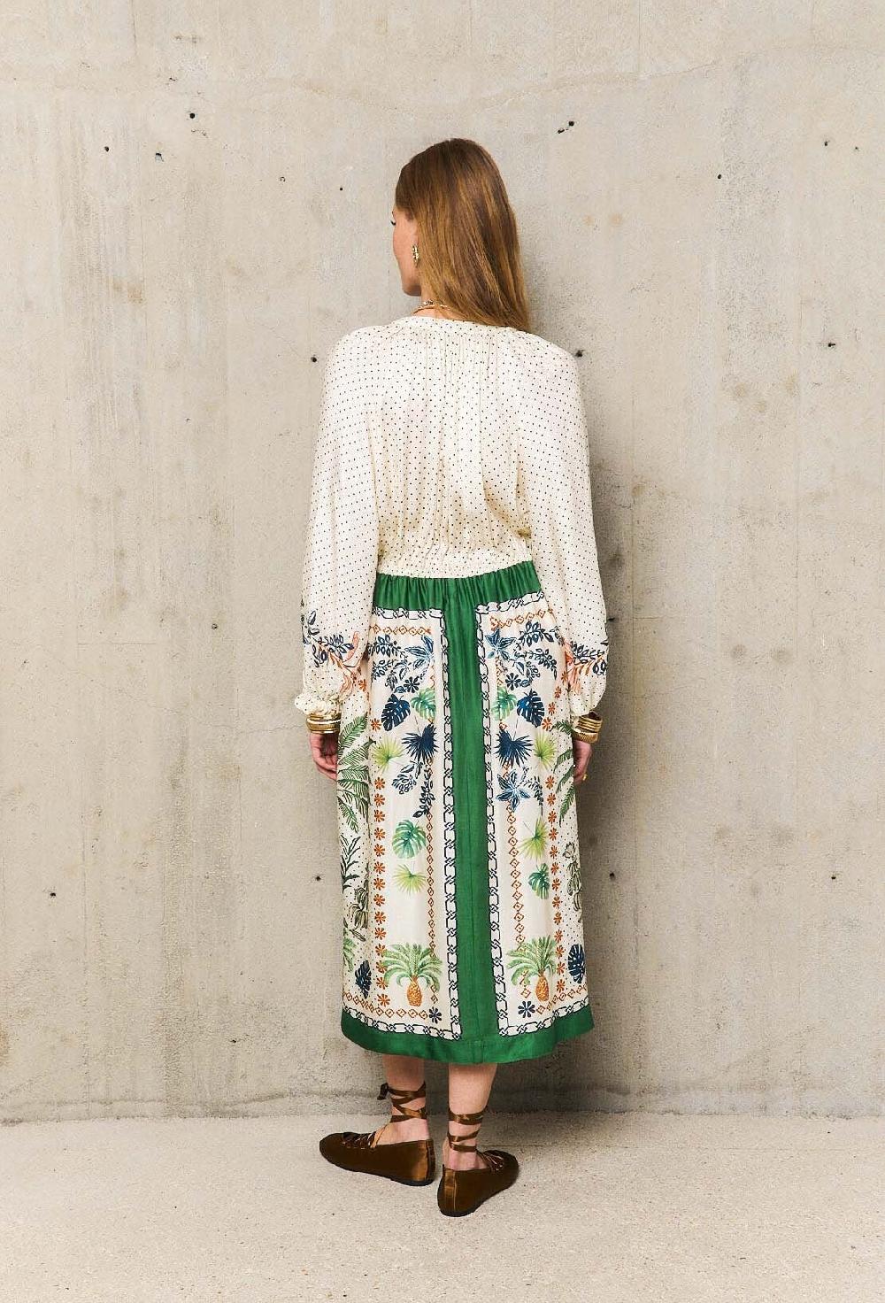 Stella Forest MAHALIArobe Longue Imprimée