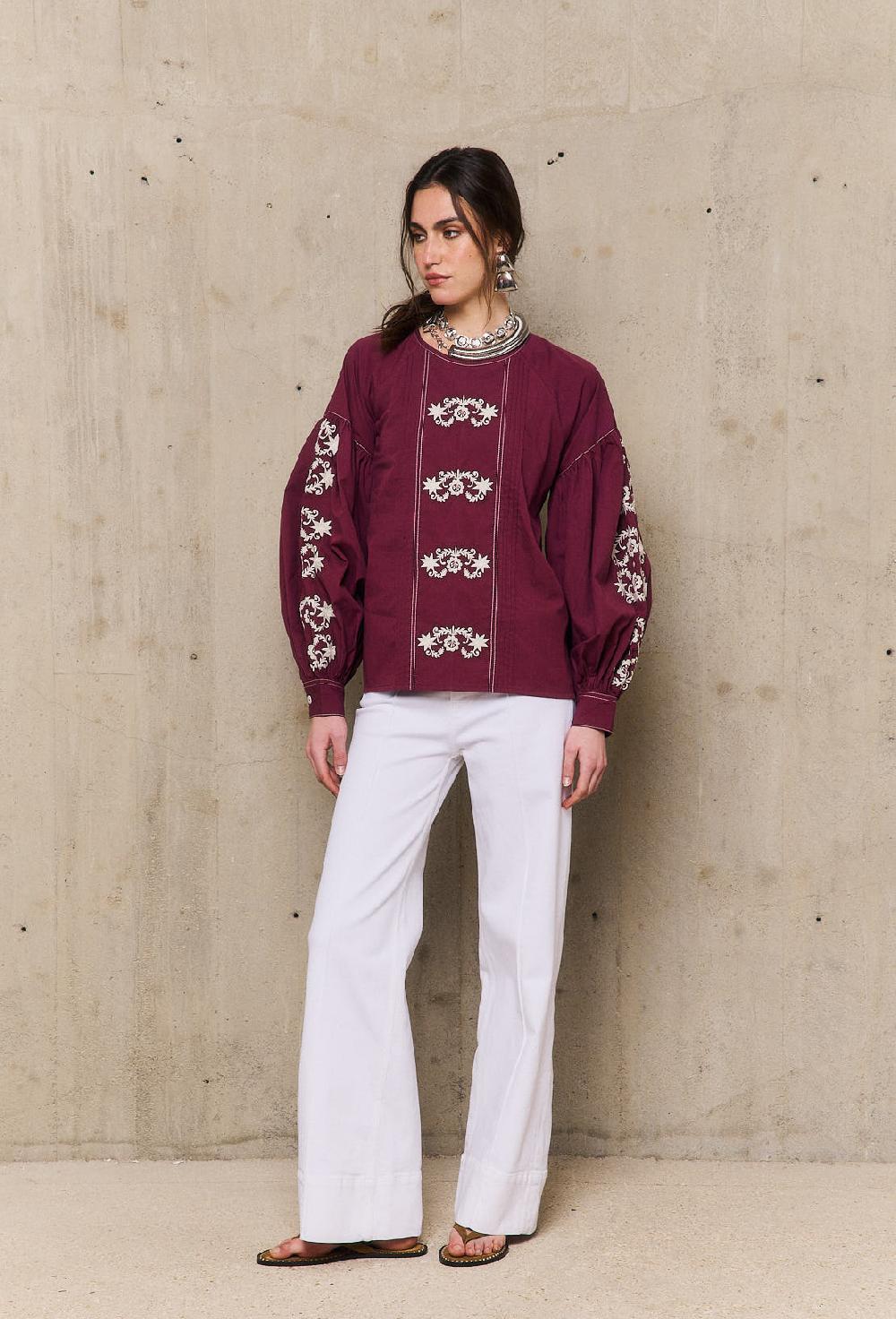 Stella Forest MARGUERITEtunique Ample Brodée