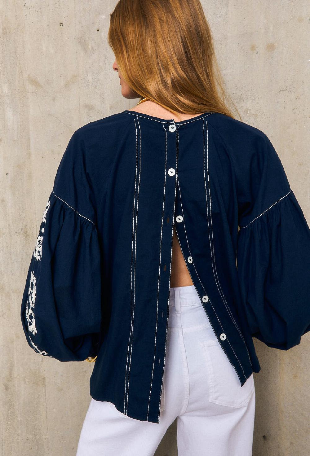 Stella Forest MARGUERITEtunique Ample Brodée