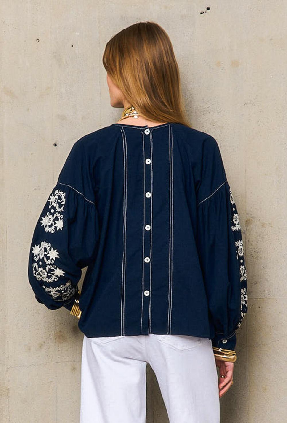 stella forest MARGUERITEtunique ample brodée