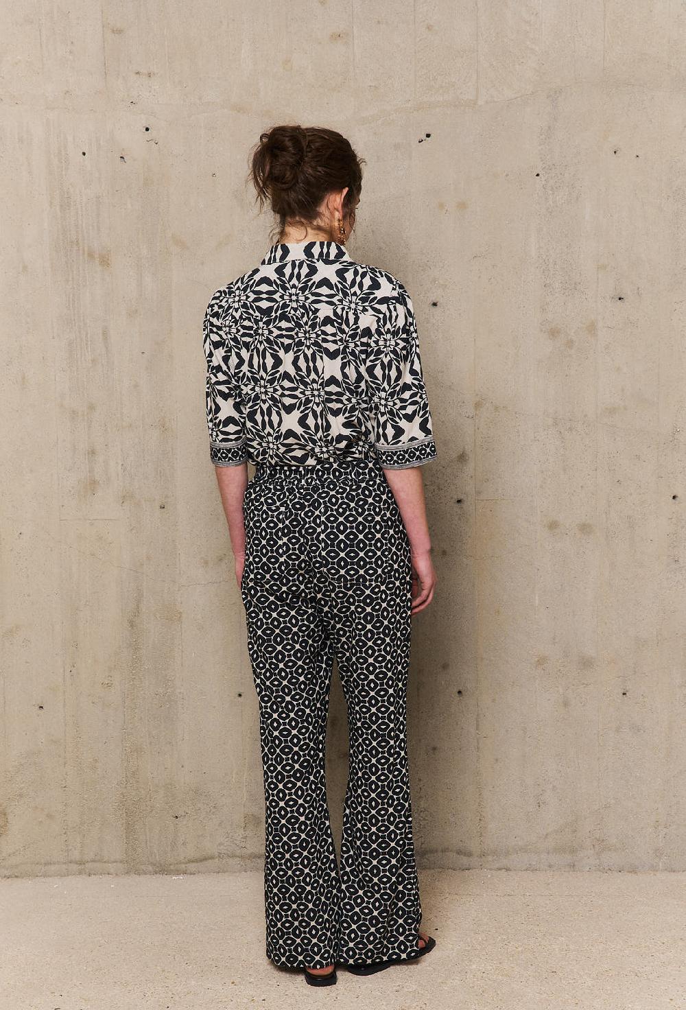 Stella Forest MARILYNpantalon Pyjama Flare Imprimé