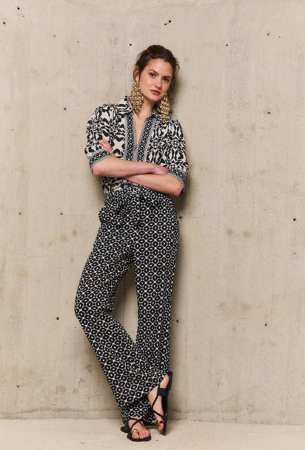 stella forest MARILYNpantalon pyjama flare imprimé