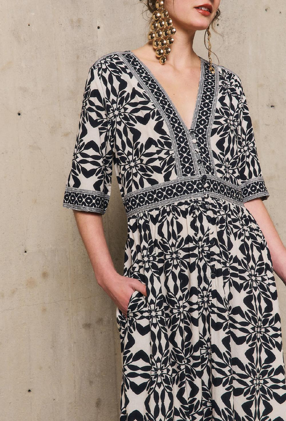 stella forest MARILYNrobe longue imprimée