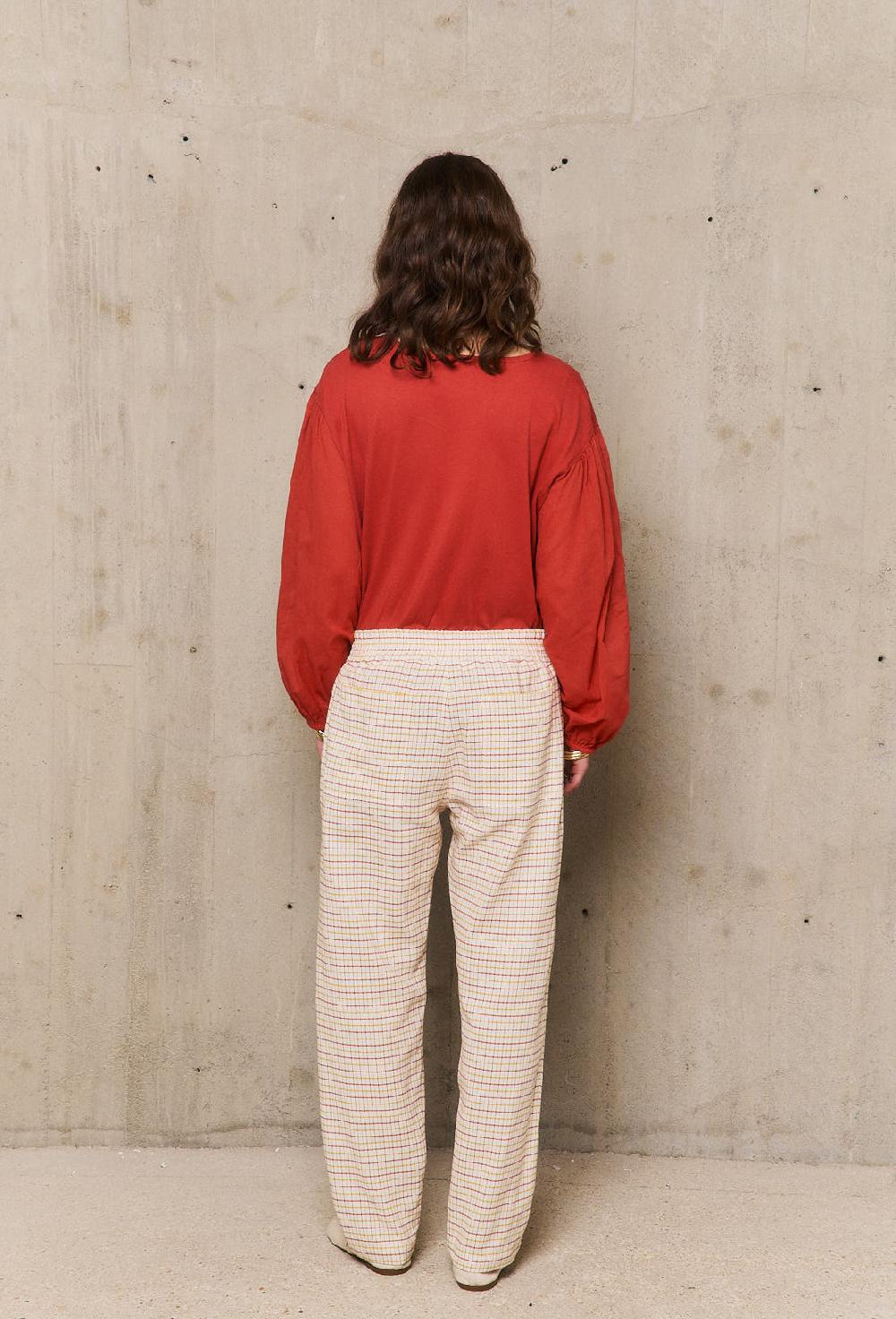 Stella Forest NOURpantalon Jacquard à Carreaux