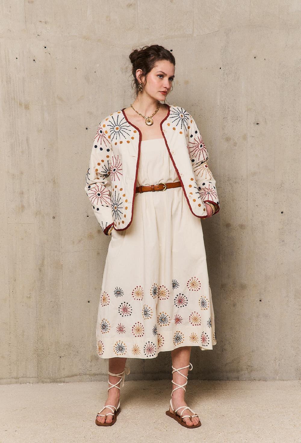 Stella Forest OKSANNArobe Midi Brodée