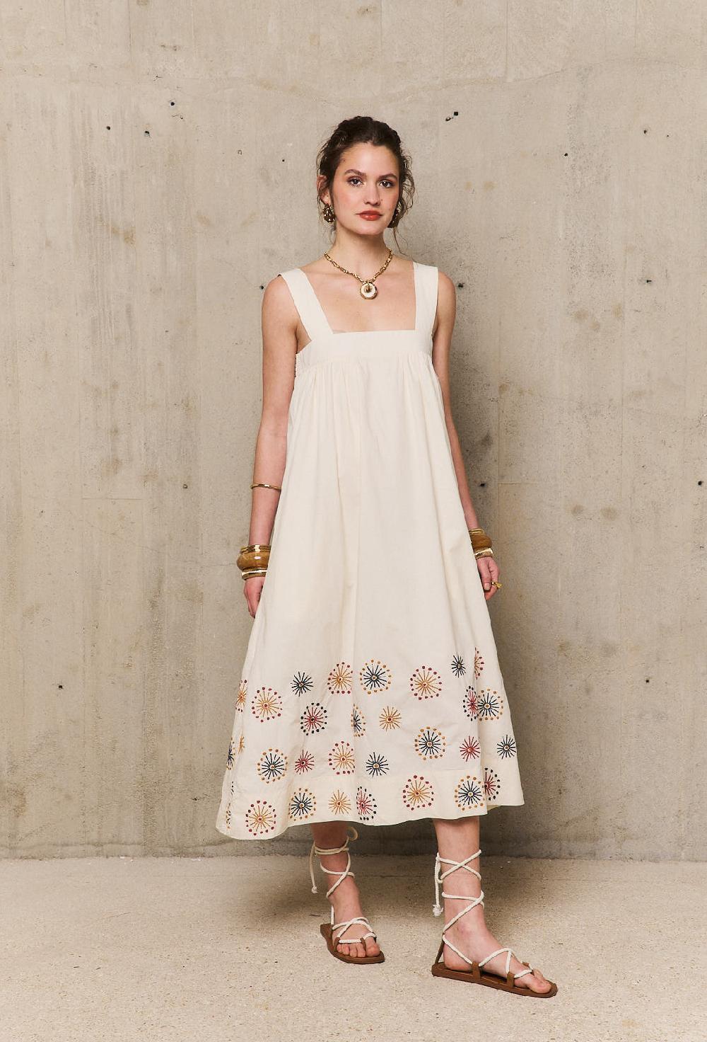 stella forest OKSANNArobe midi brodée