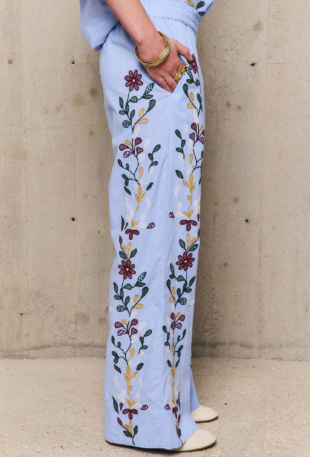 stella forest ROMYpantalon pyjama brodé