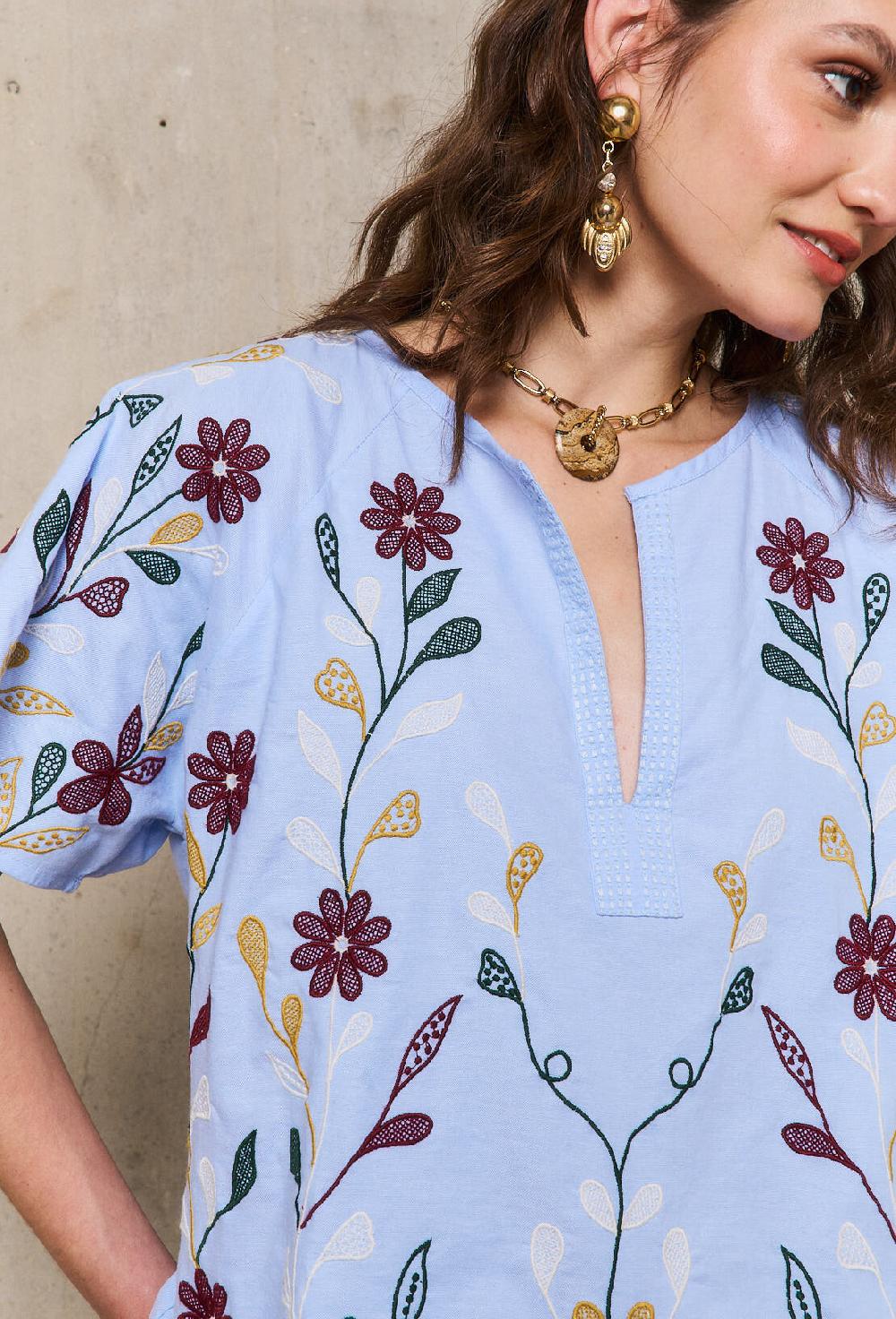 Stella Forest ROMYtunique Brodée Manches Courtes