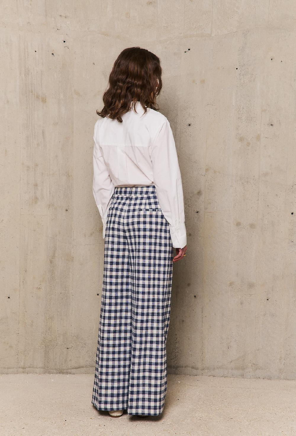 Stella Forest URSULApantalon Tweed à Carreaux