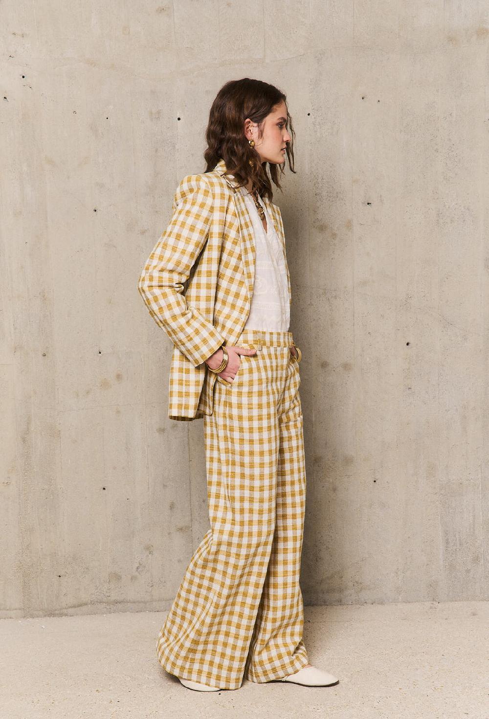Stella Forest URSULApantalon Tweed à Carreaux