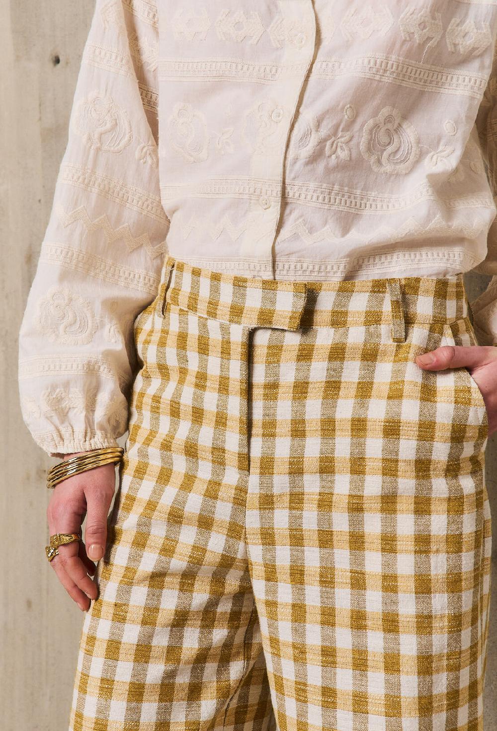 Stella Forest URSULApantalon Tweed à Carreaux
