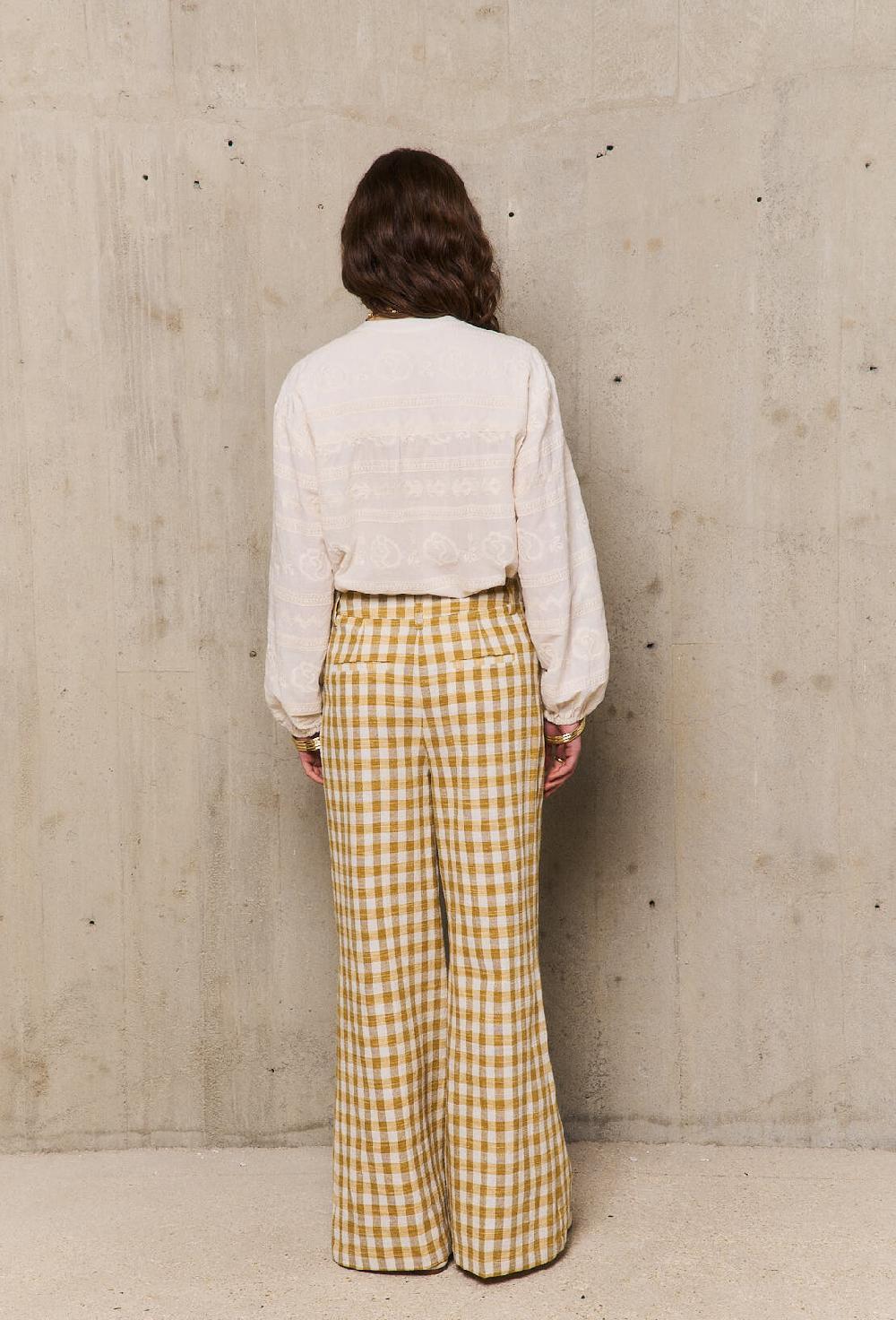 Stella Forest URSULApantalon Tweed à Carreaux