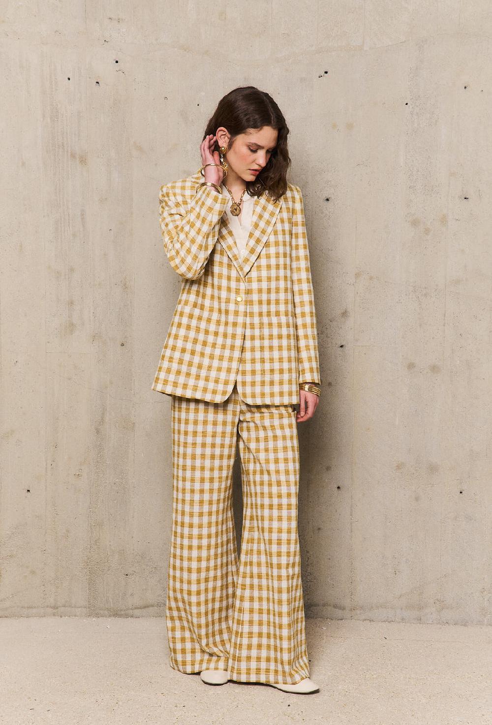 stella forest URSULAveste tweed à carreaux